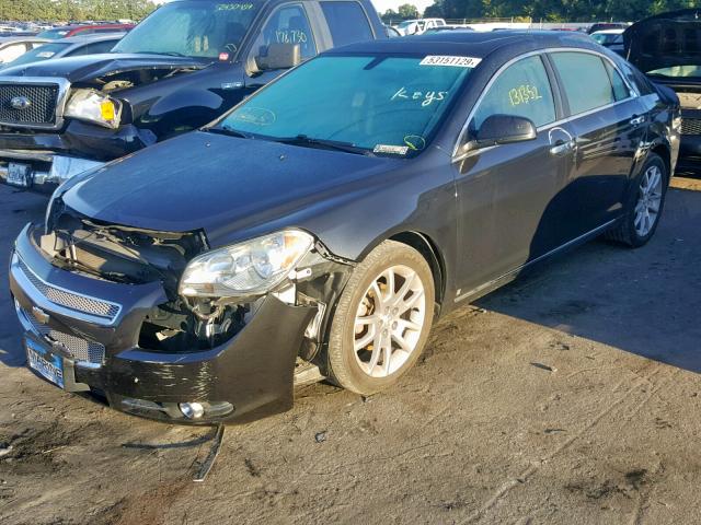1G1ZK57729F234631 - 2009 CHEVROLET MALIBU LTZ BLACK photo 2
