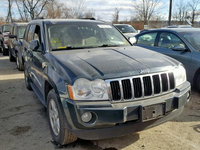 1J8HR48N35C602065 - 2005 JEEP GRAND CHER GREEN photo 1