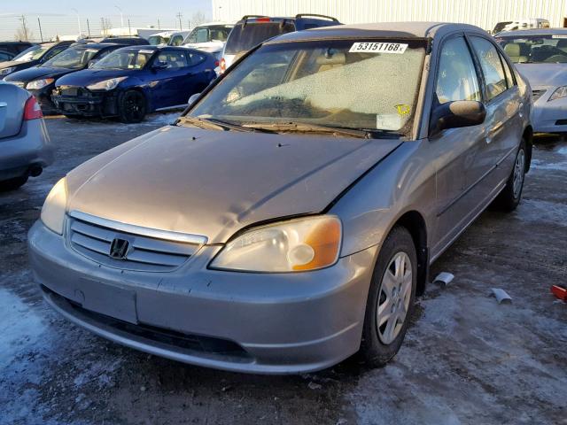 2HGES15483H918551 - 2003 HONDA CIVIC DX SILVER photo 2