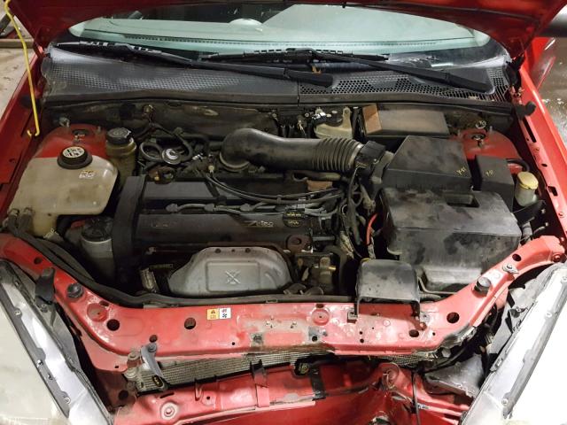 1FAFP383X2W267903 - 2002 FORD FOCUS ZTS RED photo 7