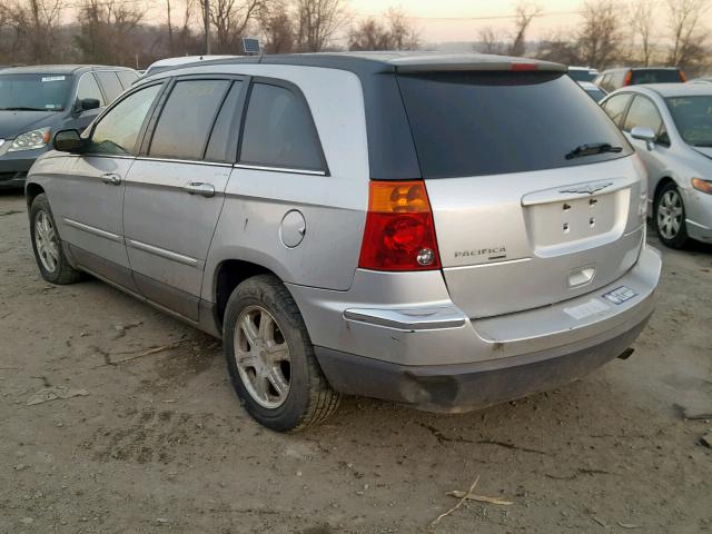 2C8GF68435R489271 - 2005 CHRYSLER PACIFICA T SILVER photo 3