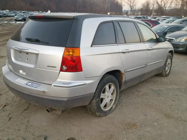 2C8GF68435R489271 - 2005 CHRYSLER PACIFICA T SILVER photo 4