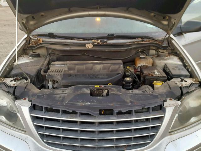 2C8GF68435R489271 - 2005 CHRYSLER PACIFICA T SILVER photo 7