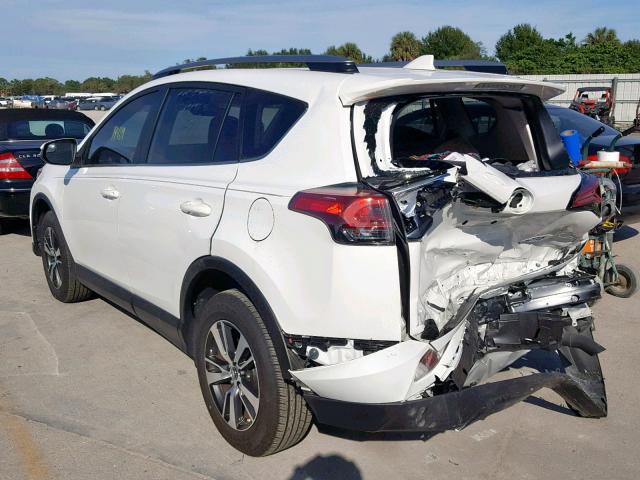 JTMRFREV5HD212640 - 2017 TOYOTA RAV4 XLE WHITE photo 3