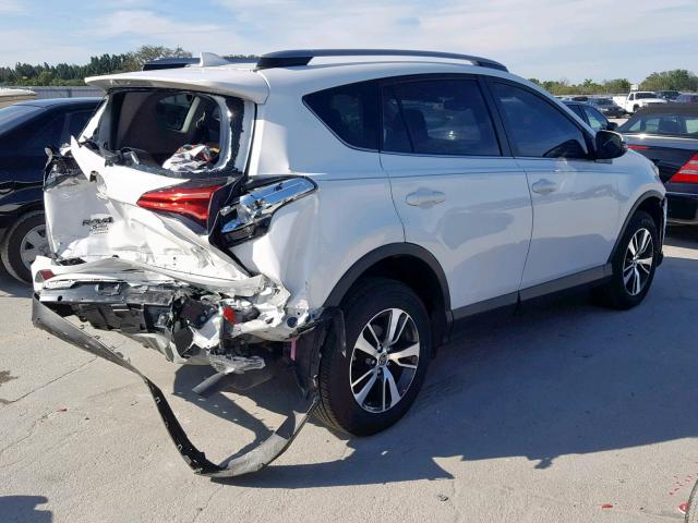 JTMRFREV5HD212640 - 2017 TOYOTA RAV4 XLE WHITE photo 4