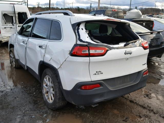 1C4PJMCB0HW565146 - 2017 JEEP CHEROKEE L WHITE photo 3