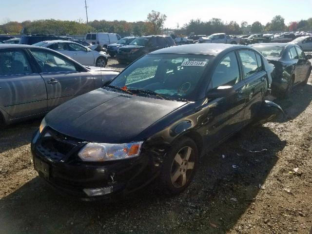 1G8AL55B17Z156762 - 2007 SATURN ION LEVEL BLACK photo 2