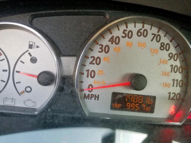 1G8AL55B17Z156762 - 2007 SATURN ION LEVEL BLACK photo 8