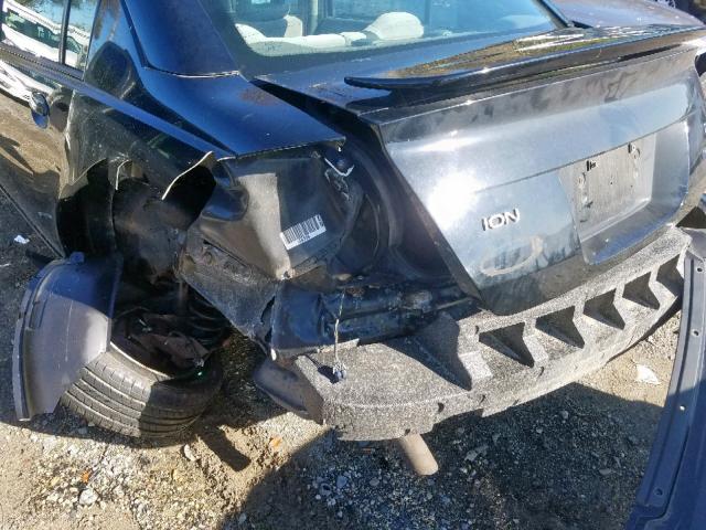 1G8AL55B17Z156762 - 2007 SATURN ION LEVEL BLACK photo 9