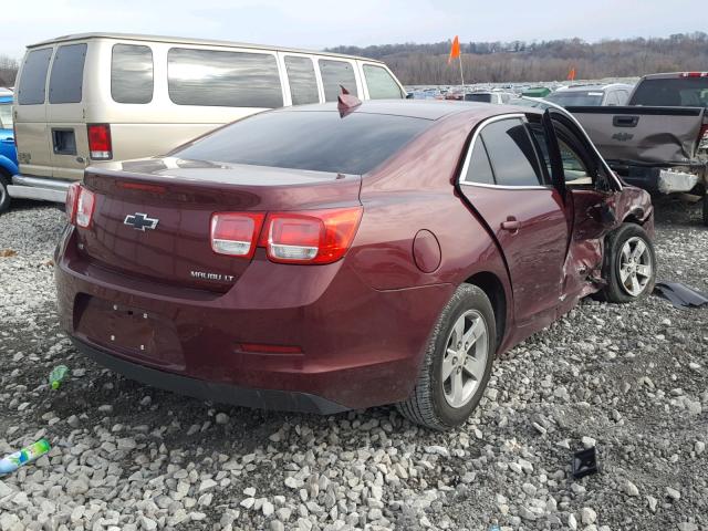 1G11C5SL2FF313839 - 2015 CHEVROLET MALIBU 1LT RED photo 4