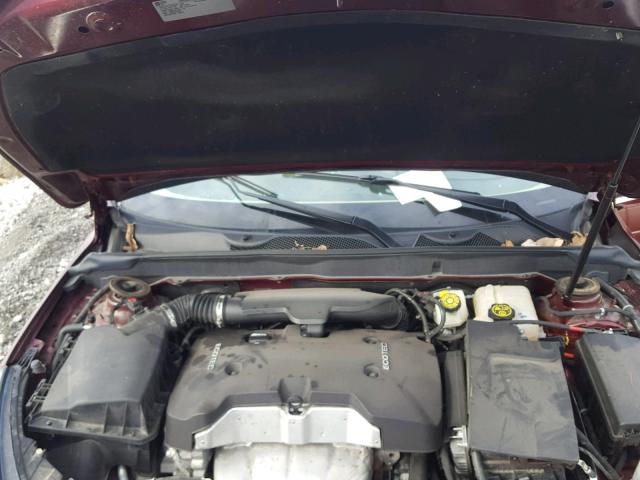 1G11C5SL2FF313839 - 2015 CHEVROLET MALIBU 1LT RED photo 7