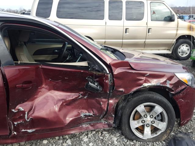 1G11C5SL2FF313839 - 2015 CHEVROLET MALIBU 1LT RED photo 9