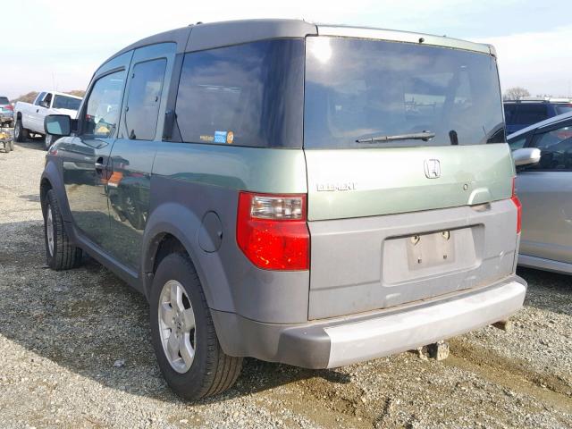 5J6YH27603L041730 - 2003 HONDA ELEMENT EX GREEN photo 3