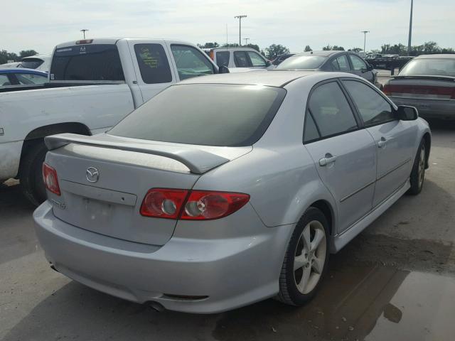 1YVFP80D135M37983 - 2003 MAZDA 6 S SILVER photo 4