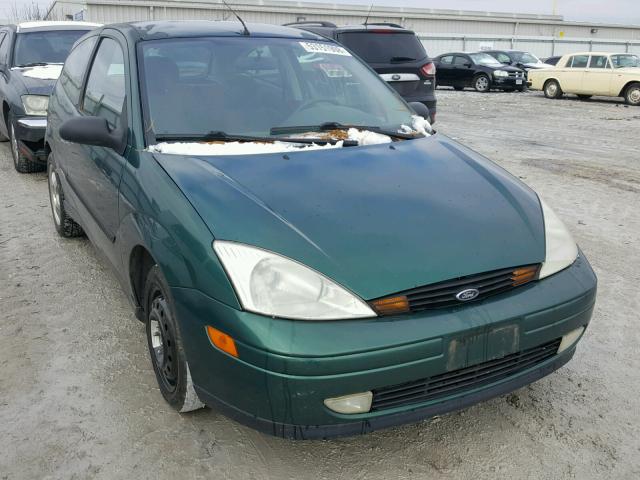 3FAFP3137YR218941 - 2000 FORD FOCUS ZX3 GREEN photo 1