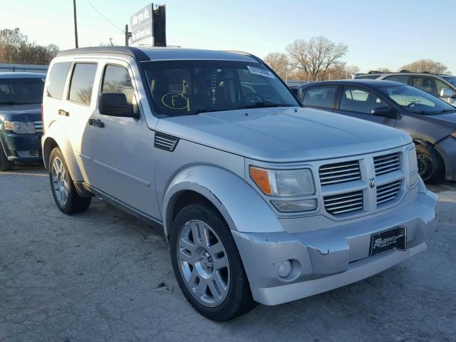 1D4PT5GK4AW117284 - 2010 DODGE NITRO SXT SILVER photo 1