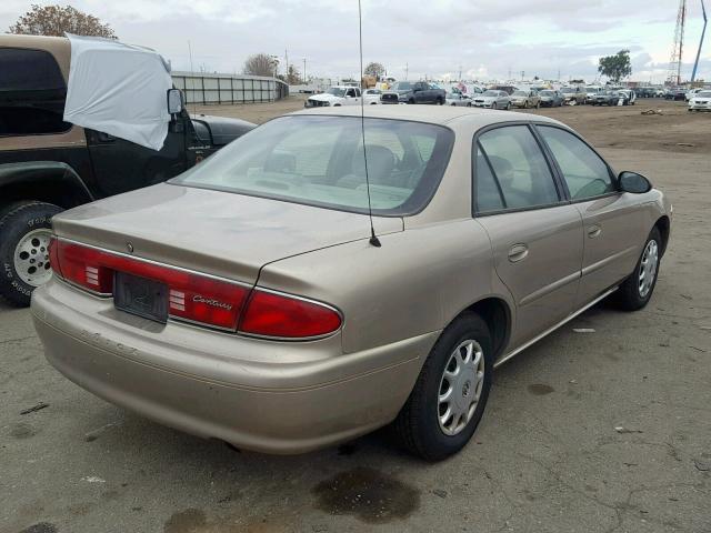 2G4WS52J131104217 - 2003 BUICK CENTURY CU BEIGE photo 4