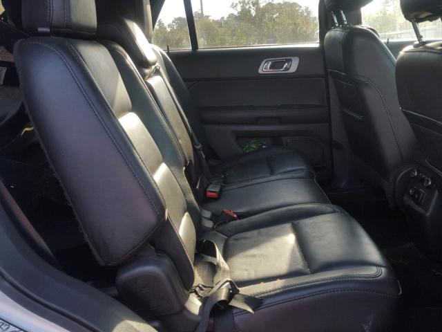 1FM5K7F89EGB28253 - 2014 FORD EXPLORER L SILVER photo 6