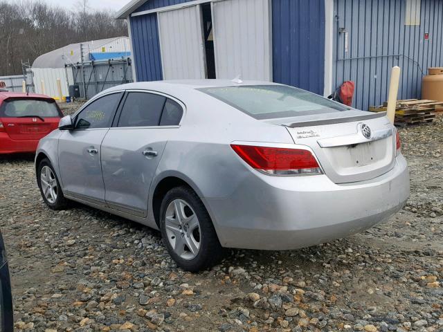 1G4GA5EC0BF249213 - 2011 BUICK LACROSSE C SILVER photo 3