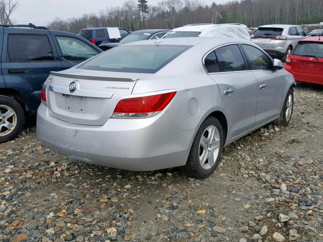 1G4GA5EC0BF249213 - 2011 BUICK LACROSSE C SILVER photo 4