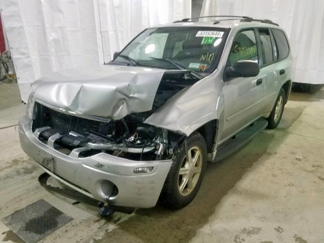 1GKDT13S382240417 - 2008 GMC ENVOY SILVER photo 2