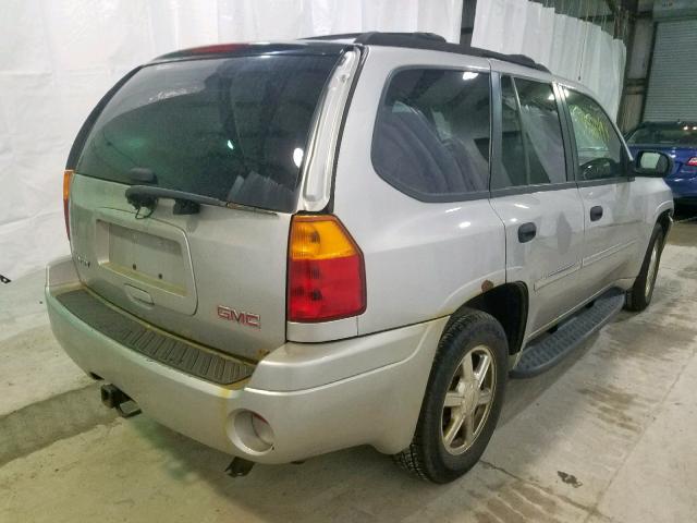 1GKDT13S382240417 - 2008 GMC ENVOY SILVER photo 4