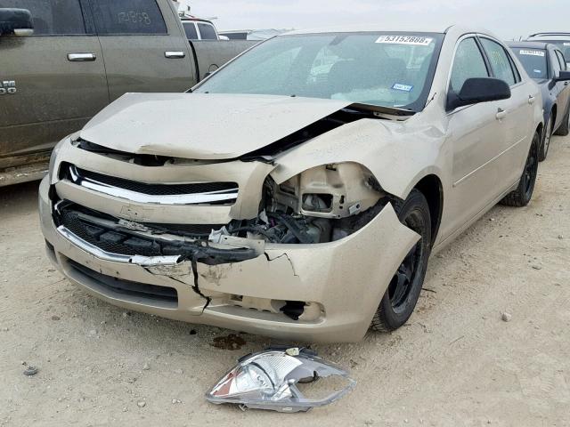 1G1ZB5E12BF378653 - 2011 CHEVROLET MALIBU LS Bej foto 2