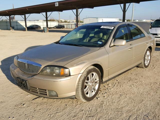 1LNHM87A94Y636584 - 2004 LINCOLN LS TAN photo 2