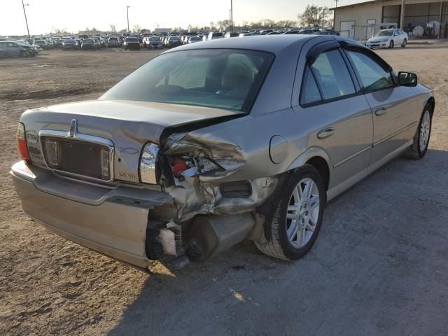 1LNHM87A94Y636584 - 2004 LINCOLN LS TAN photo 4