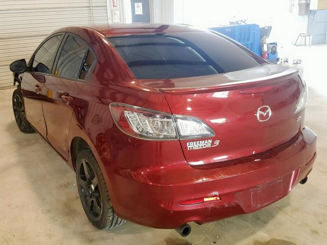 JM1BL1S52A1101843 - 2010 MAZDA 3 S MAROON photo 3