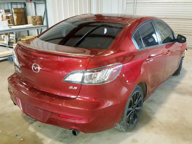 JM1BL1S52A1101843 - 2010 MAZDA 3 S MAROON photo 4