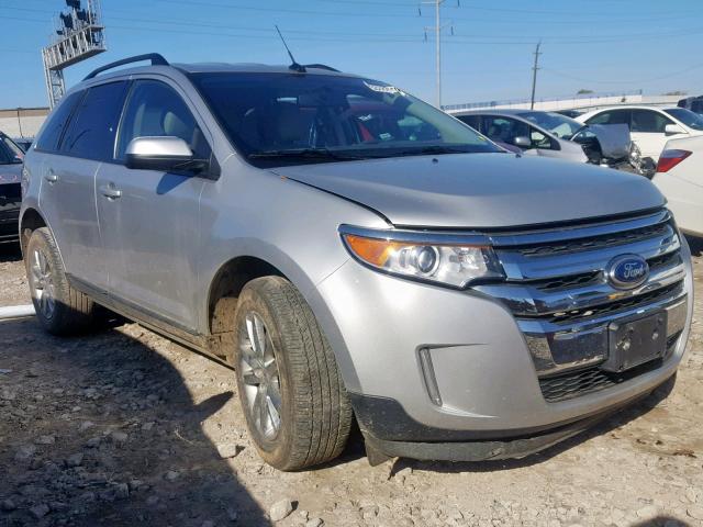 2FMDK3JC4EBA57647 - 2014 FORD EDGE SEL SILVER photo 1