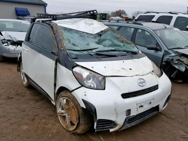 JTNJJXB04CJ016803 - 2012 TOYOTA SCION IQ WHITE photo 1