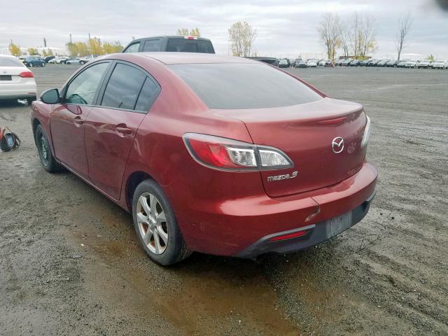 JM1BL1UF4B1472378 - 2011 MAZDA 3 I RED photo 3