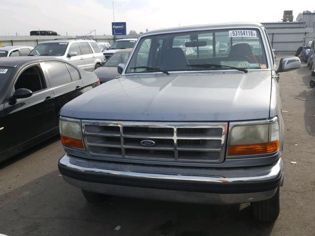 1FTHX25GXSKB77582 - 1995 FORD F250 BLUE photo 9