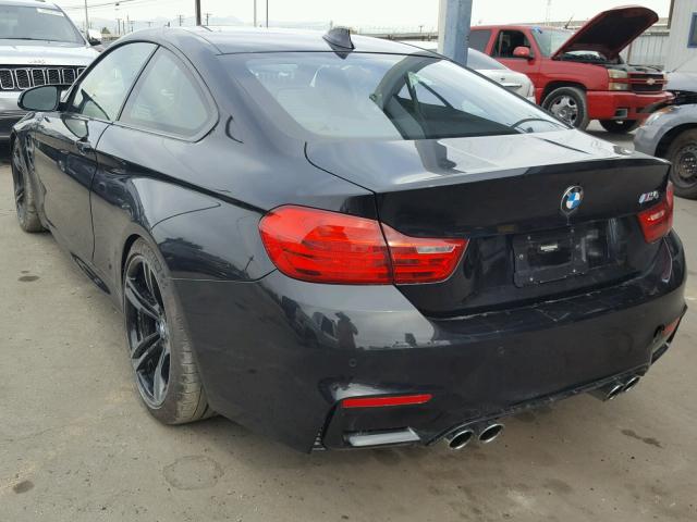 WBS3R9C56FK332951 - 2015 BMW M4 BLACK photo 3