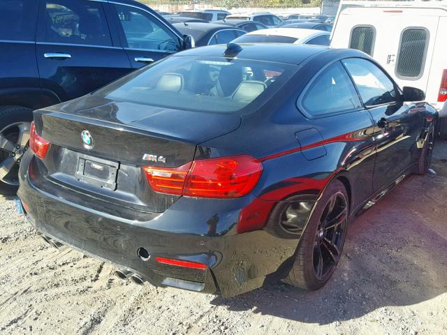 WBS3R9C56FK332951 - 2015 BMW M4 BLACK photo 4