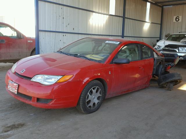 1G8AN12F35Z135497 - 2005 SATURN ION LEVEL RED photo 2