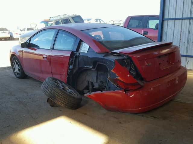 1G8AN12F35Z135497 - 2005 SATURN ION LEVEL RED photo 3