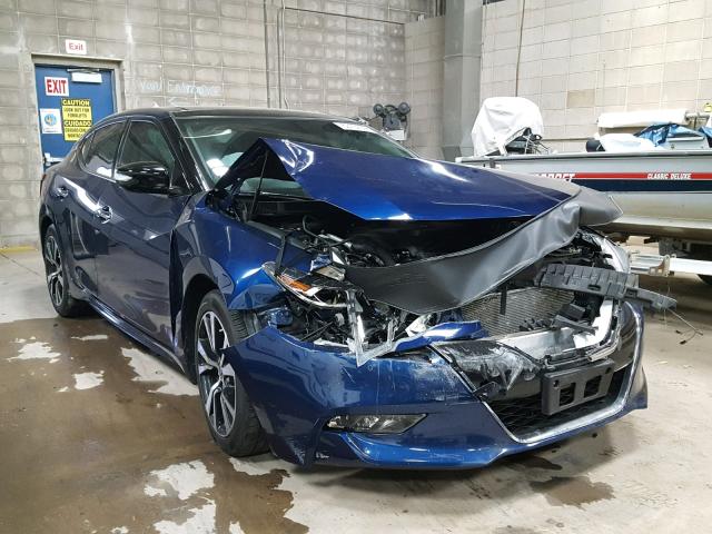 1N4AA6AP5GC377499 - 2016 NISSAN MAXIMA 3.5 BLUE photo 1