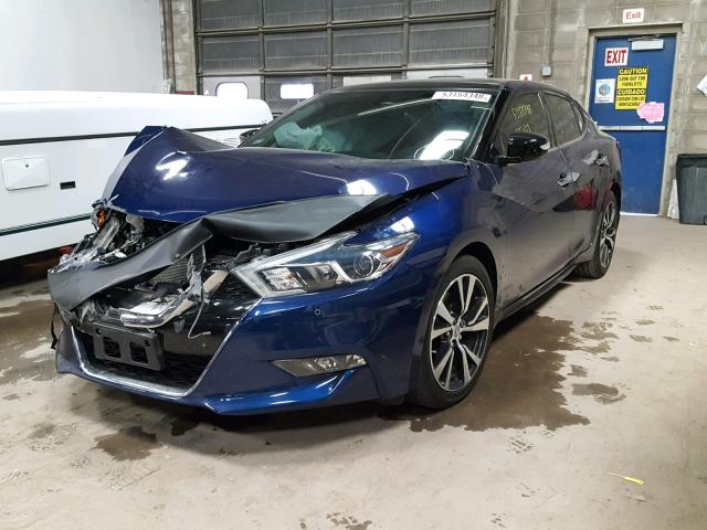 1N4AA6AP5GC377499 - 2016 NISSAN MAXIMA 3.5 BLUE photo 2