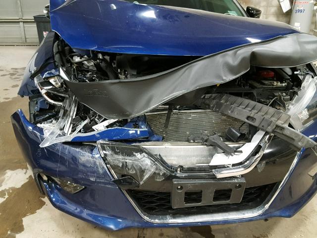 1N4AA6AP5GC377499 - 2016 NISSAN MAXIMA 3.5 BLUE photo 9