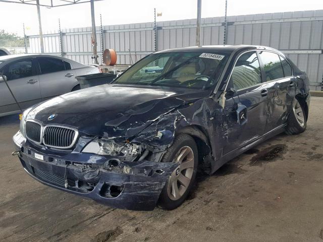 WBAHN83526DT29615 - 2006 BMW 750 LI BLUE photo 2