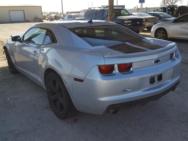 2G1FA1E31C9138598 - 2012 CHEVROLET CAMARO LS SILVER photo 3