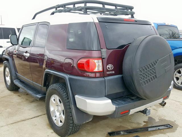 JTEBU11F270080526 - 2007 TOYOTA FJ CRUISER PURPLE photo 3