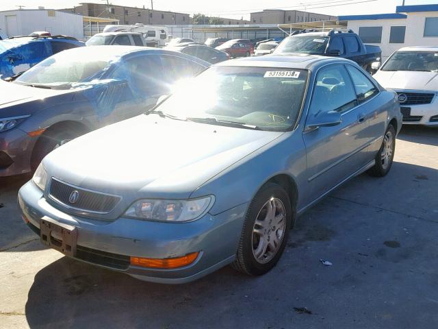 19UYA3254WL003759 - 1998 ACURA CL BLUE photo 2