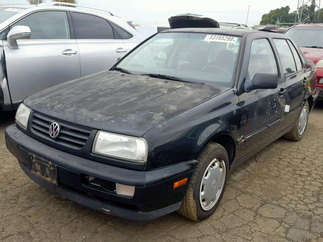 3VWRA81H0TM057689 - 1996 VOLKSWAGEN JETTA GL BLACK photo 2