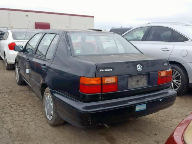 3VWRA81H0TM057689 - 1996 VOLKSWAGEN JETTA GL BLACK photo 3