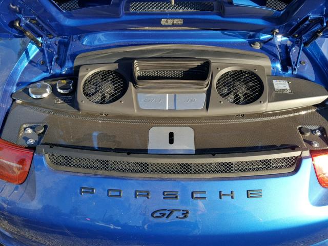 WP0AC2A90FS189198 - 2015 PORSCHE 911 GT3 BLUE photo 7