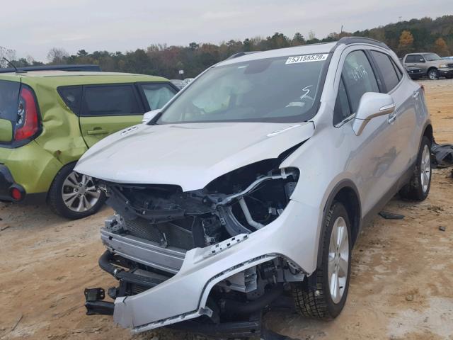 KL4CJASB9FB101205 - 2015 BUICK ENCORE SILVER photo 2